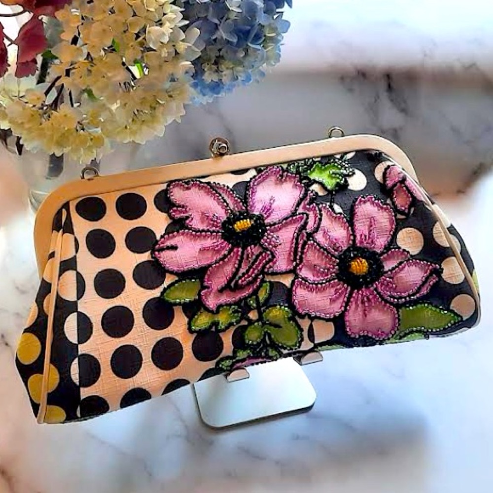 ISABELLA FIORE Small Canvas Sequin Bag